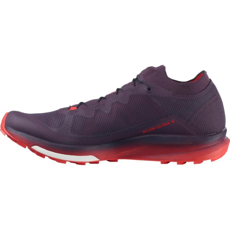 Tenis Para Trail Running Salomon S/Lab Ultra 3 Hombre Vino | MX FILP908